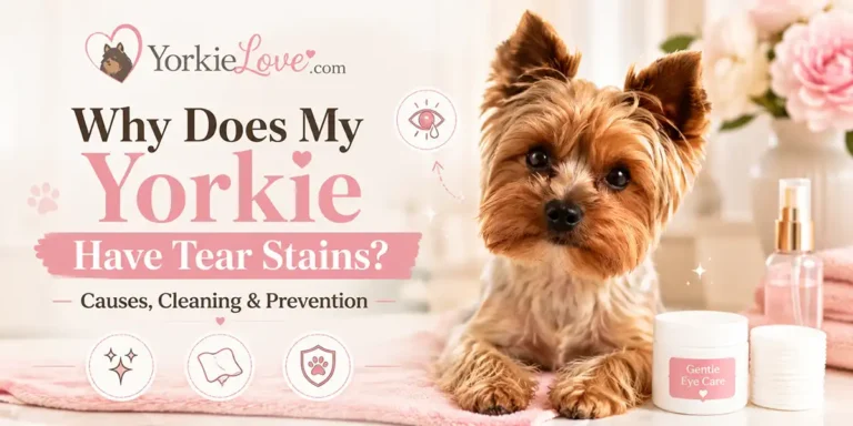 Yorkielove Yorkie tear stains.